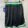 Ultra Game NBA Boston Celtics Men's Basketball Shorts Black/Green Size Small