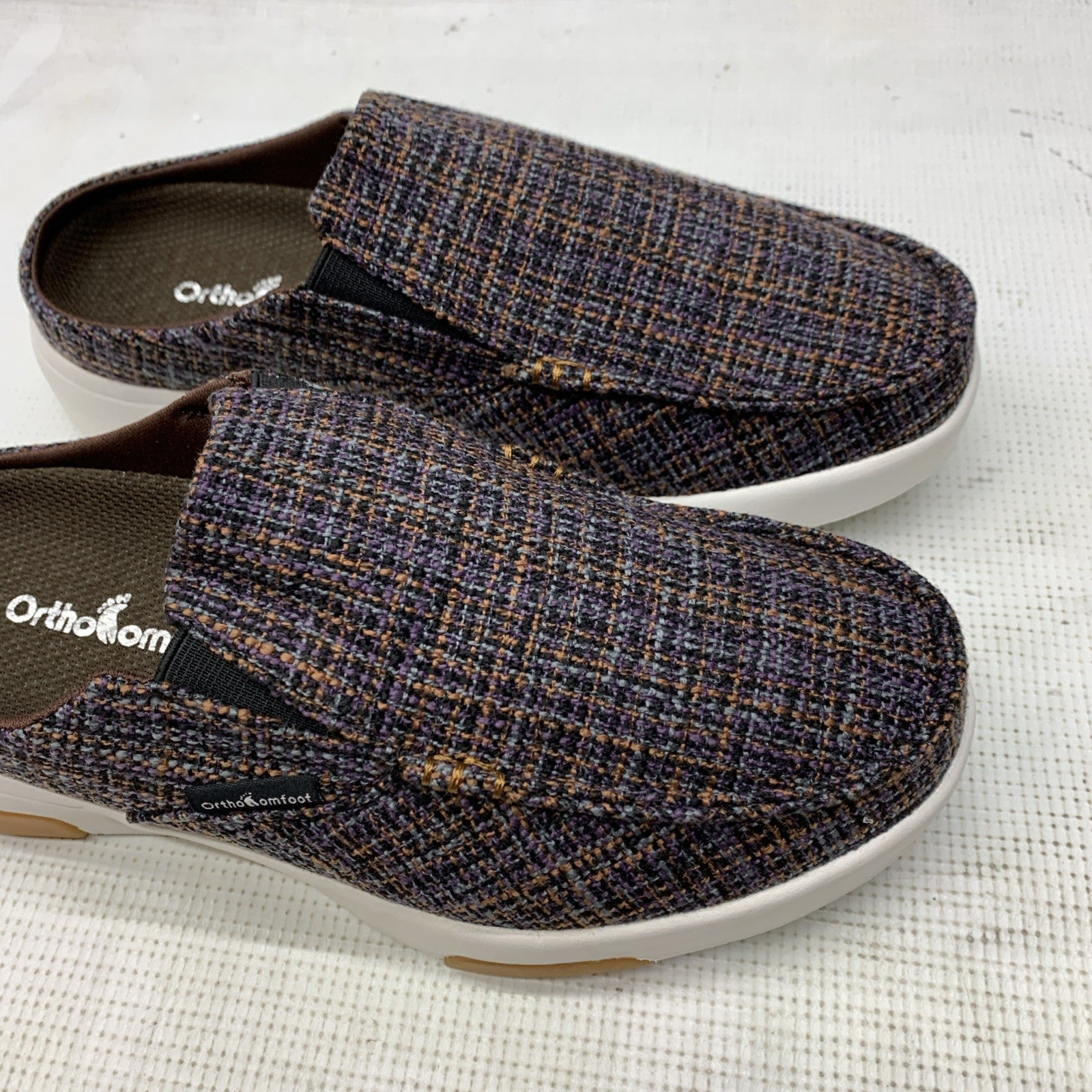 OrthoComfoot Women's Orthopedic Slip-On Loafers Walking Shoes Size 8 Casual