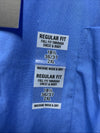 Van Heusen Men's Long Sleeve Dress Shirt Regular Fit Poplin Solid Size 2XL Blue