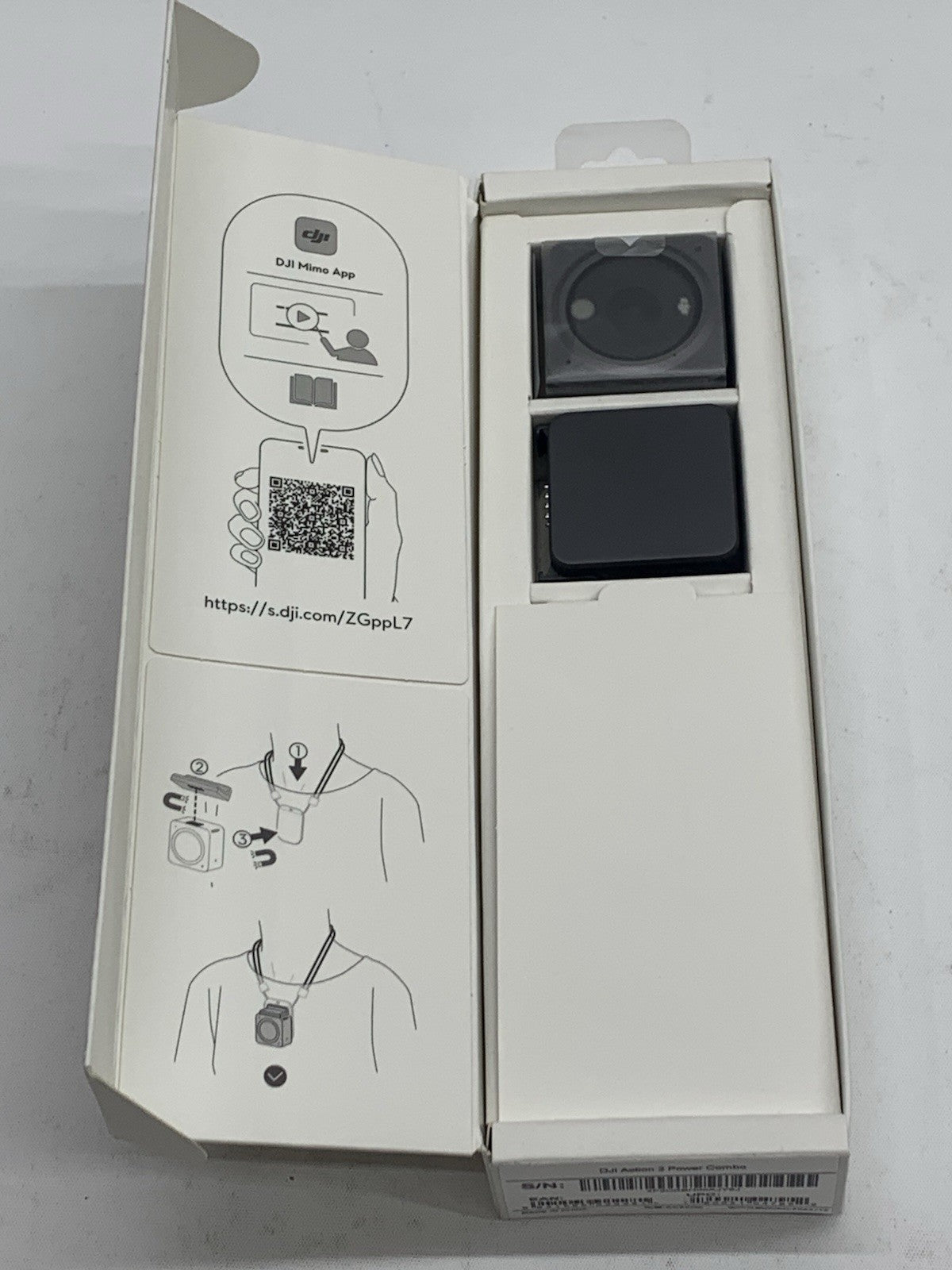DJI Action 2 Power Combo Action Portable Camera with Battery Extension Module