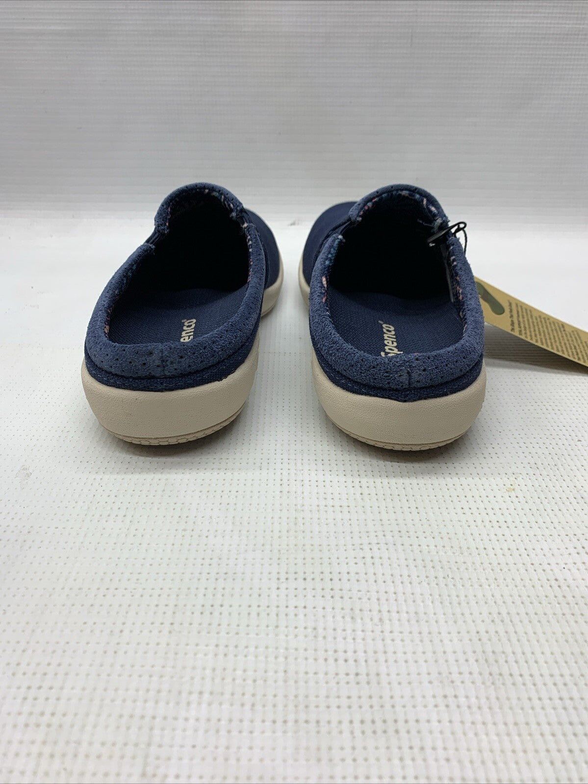 Waco SPENCO St. Maarten Womens Size 5B Perforated Suede Half Loafer Slip-On Blue