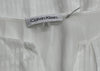 Calvin Klein Women's Short Sleeve Jaquard V-nevk Top White W4DAQ679 Size 3X