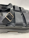 Dirty Laundry Womens Platform Gladiator Sandals Baddie Wedge Buckle Black Size 9