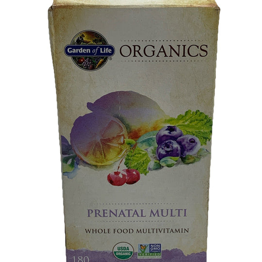 Organics, Prenatal Multi Whole Food Supplement Multivitamin 180 Vegan Tablets