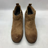 Billabong Tan Take A Walk Began Suede Braided Buckle Zip Up Ankle Boot Size 10