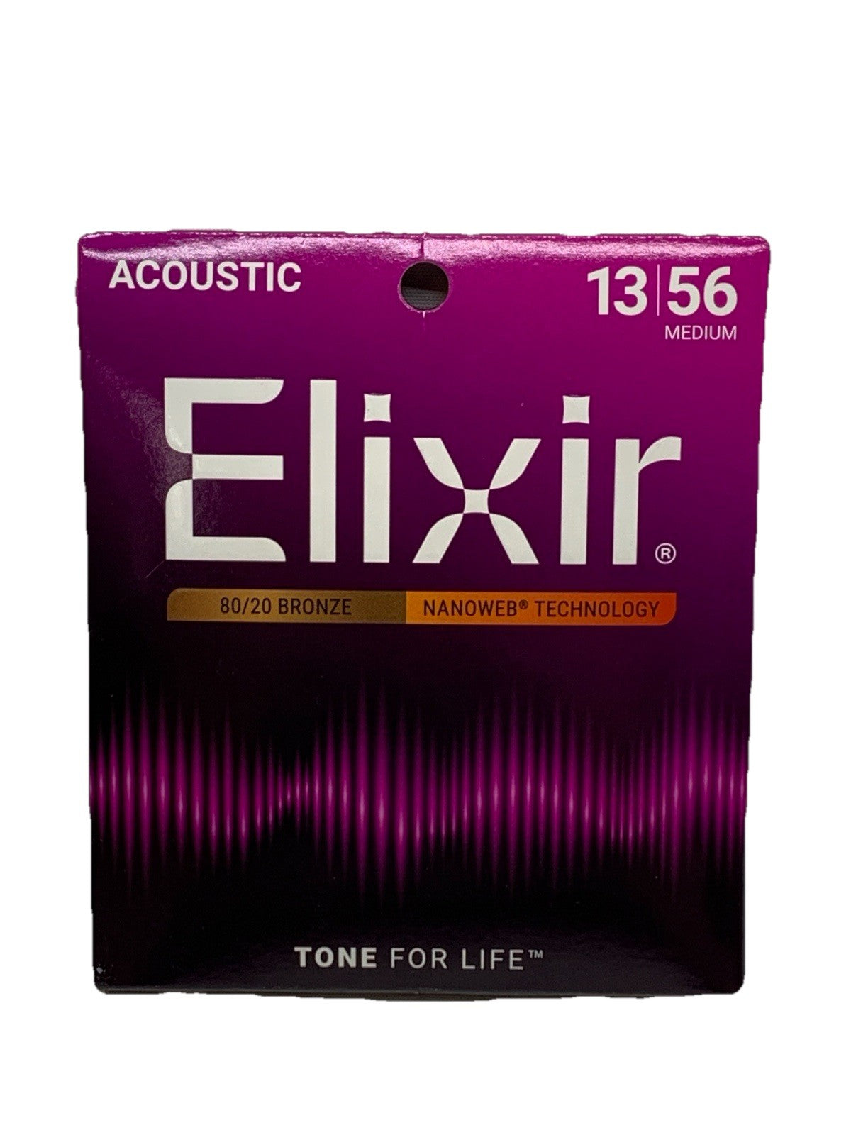 Strings, Acoustic Guitar Strings, 80/20 Bronze with NANOWEB Coating, 13/56 Med