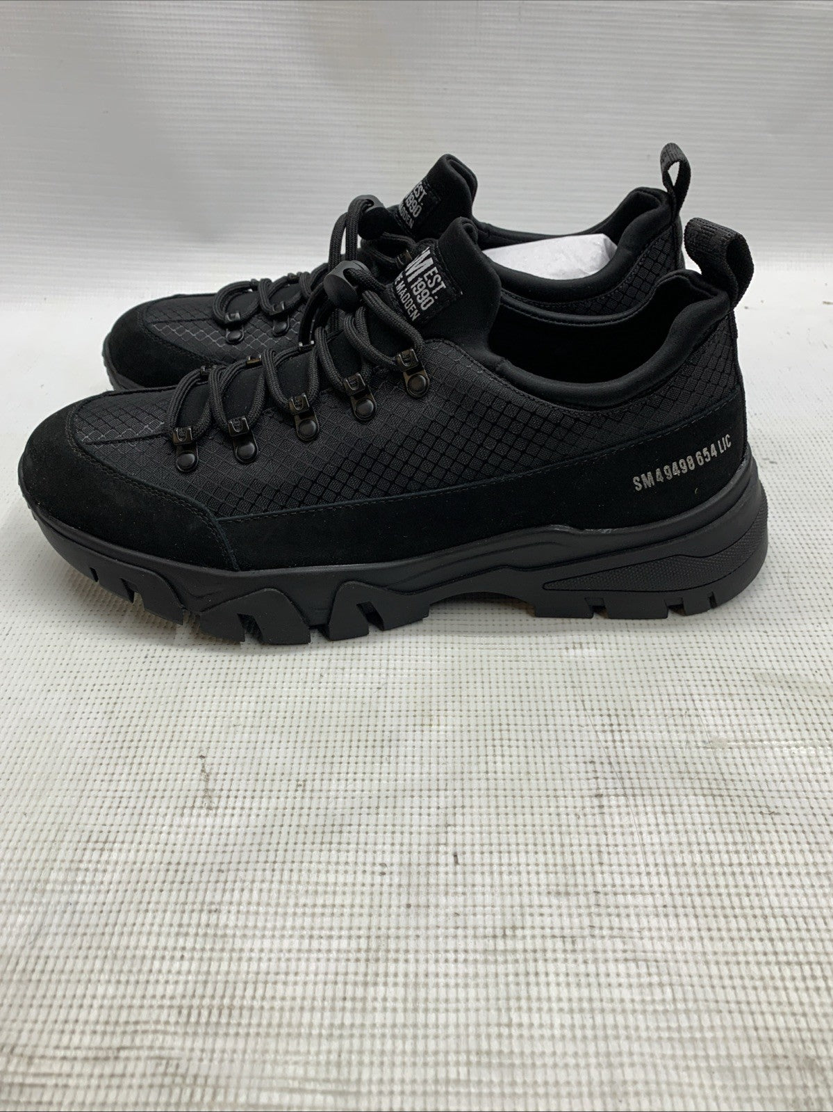 Steve Madden Chasley ORTHOLITE Black Men's Walk Shoes Sneakers Lace-Up Size 9.5