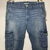 Hudson Men’s Skinny Summer Night Cargo Paint Splat Jeans 36 Long Pants w/Pockets