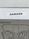 APTKDOE True Wireless Bluetooth Ear Bud with Earhooks HD65 Black 15h Playtime