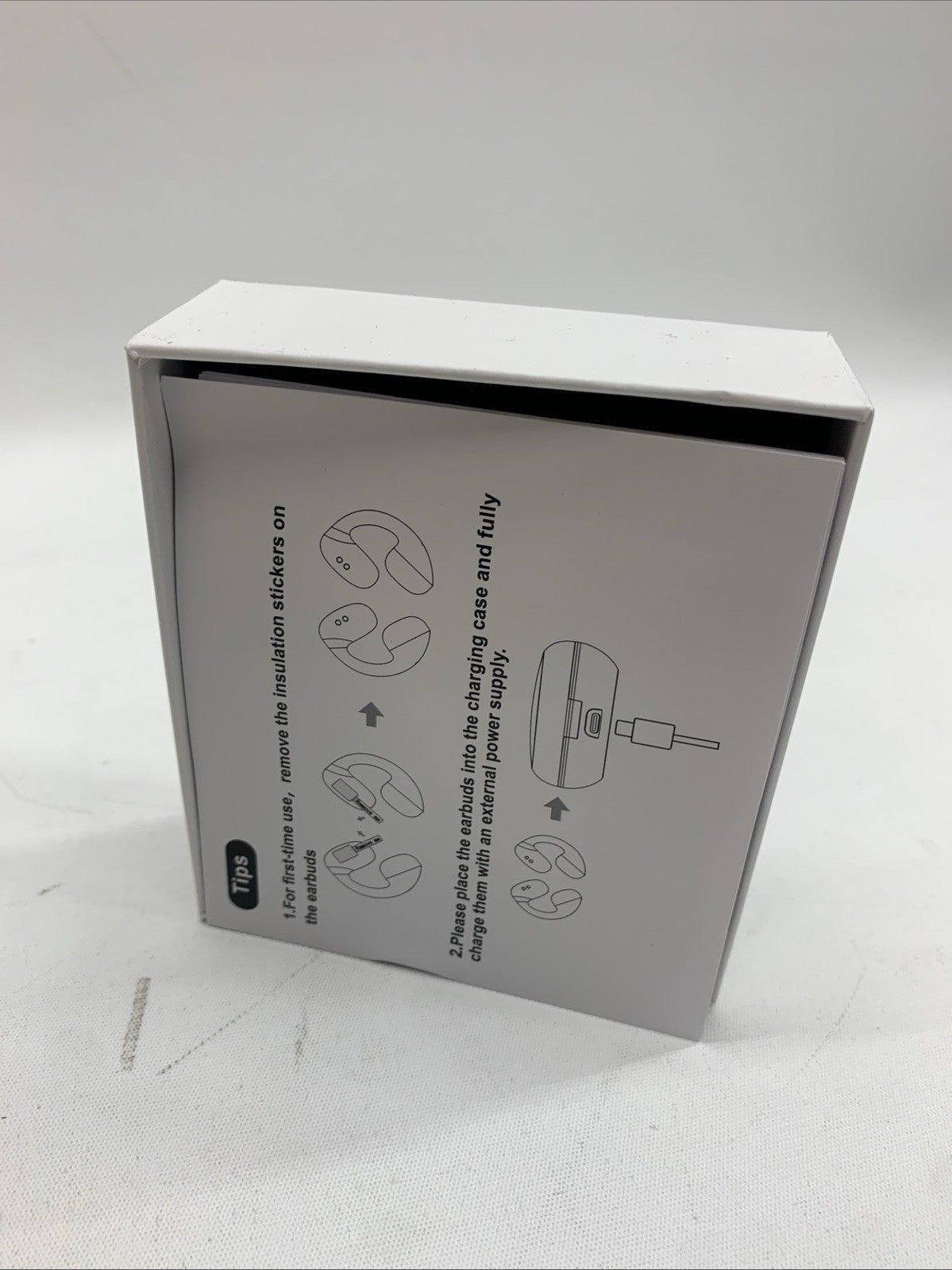 EP03 Open-Ear Earbud Clip On Ergonomic Wireless Lightweight Comfort Earphone Blk