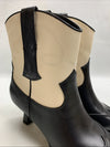 Circus NY by Sam Edelman Women's Yolanda Western Heel Boot Size 6 Black Vanilla