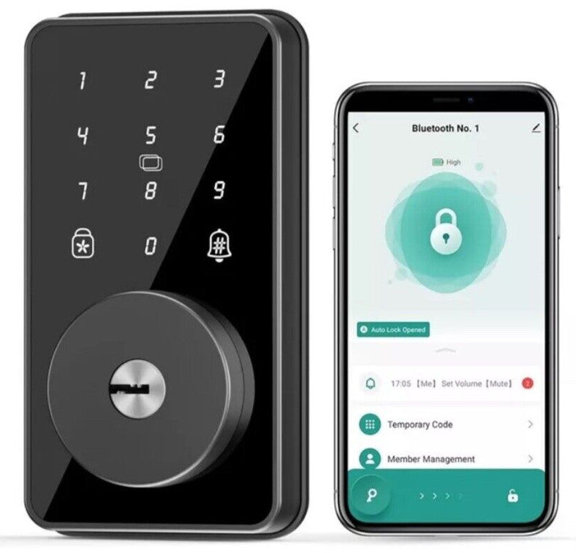 Smart Lock Touchscreen Door Lock Keyless Entry Door Lock Digital Keypad ZN-S01