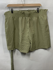 GRACE KARIN Women Bowknot Tie Waist Summer Casual Shorts with Pockets Size 2XL