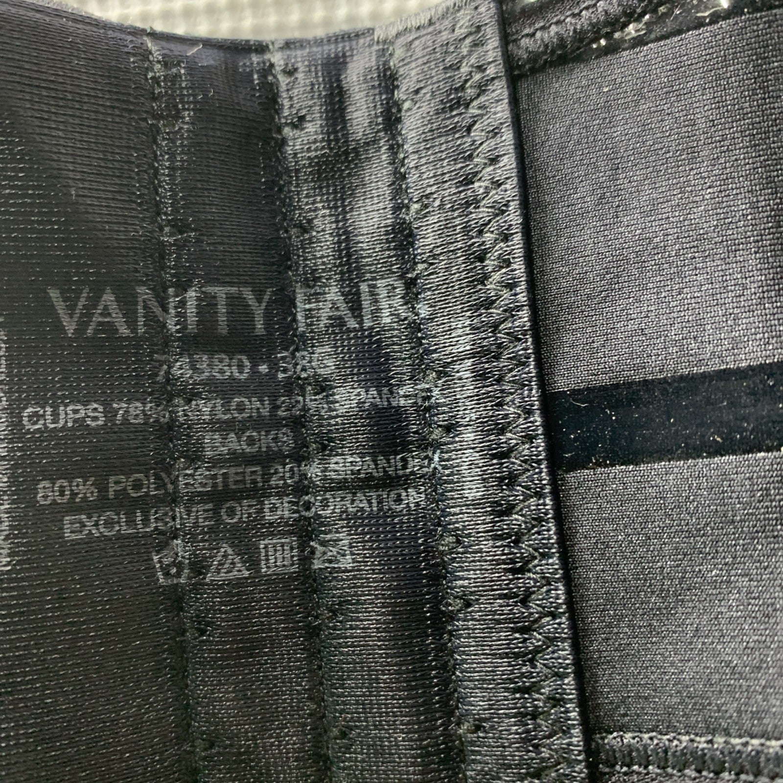 Vanity Fair Women’s Beauty Back Smoothing Strapless Bra 74380 4-Way Stretch 38G