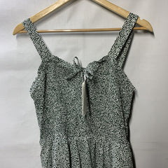 GRACE KARIN Summer Floral Boho Party Dress Sleeveless Strapped Swing Size Large