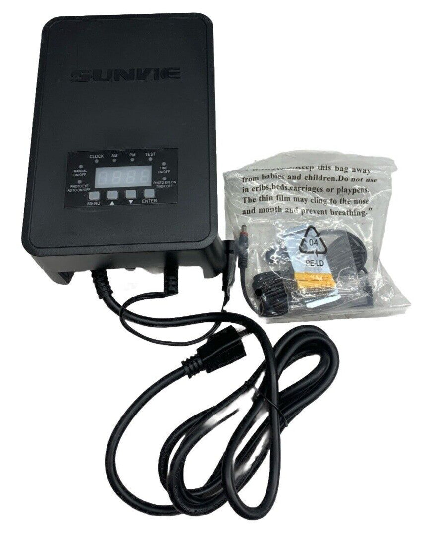 SUNVIE 200W Landscape Lighting Transformer Outdoor Low Voltage Landscape Waterpr