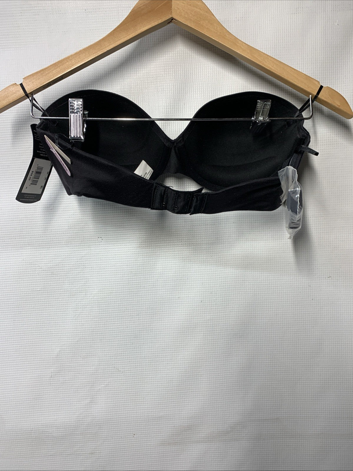 Maidenform 09417 Women's Bra Black 34D Custom Lift Strapless Underwire Padded