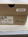 Women's Clarks Laurieann Bali Sandals Black Leather Size 9 Open Toe Slip-on