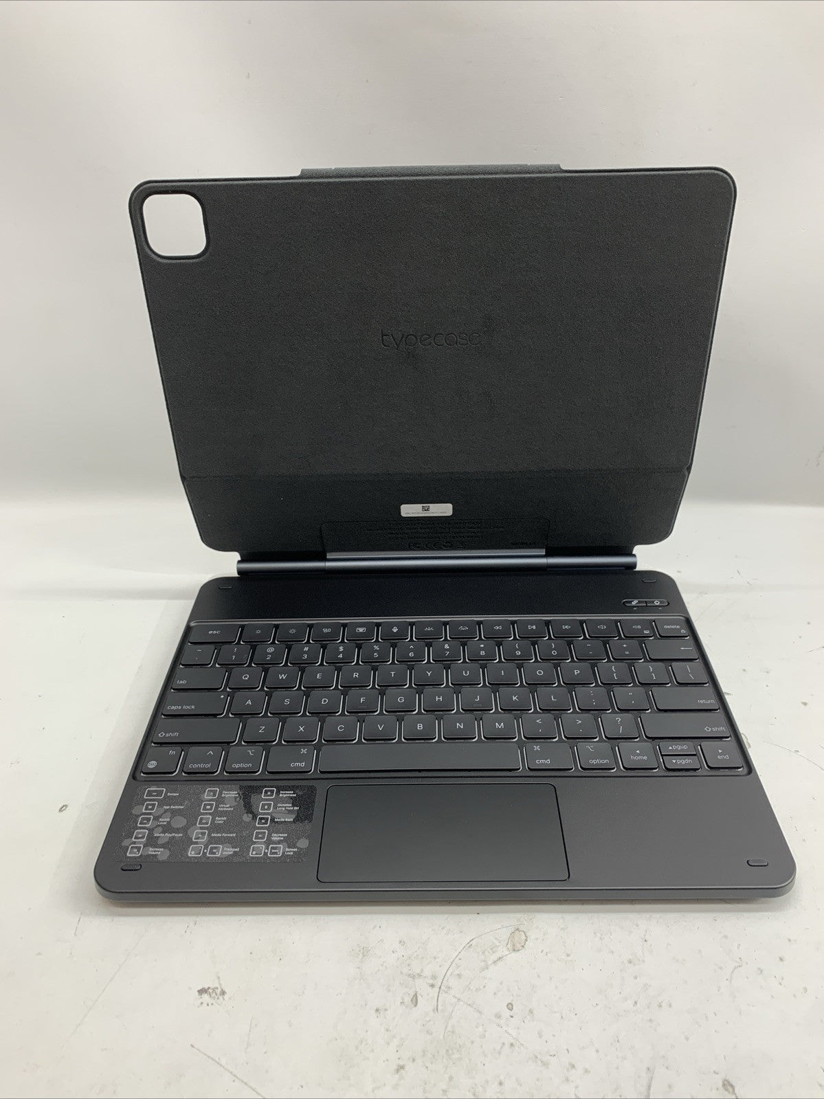 Typecase Edge Keyboard Case Black ~ iPad Air 13-inch (M2 2024) and iPad Pro 12.9