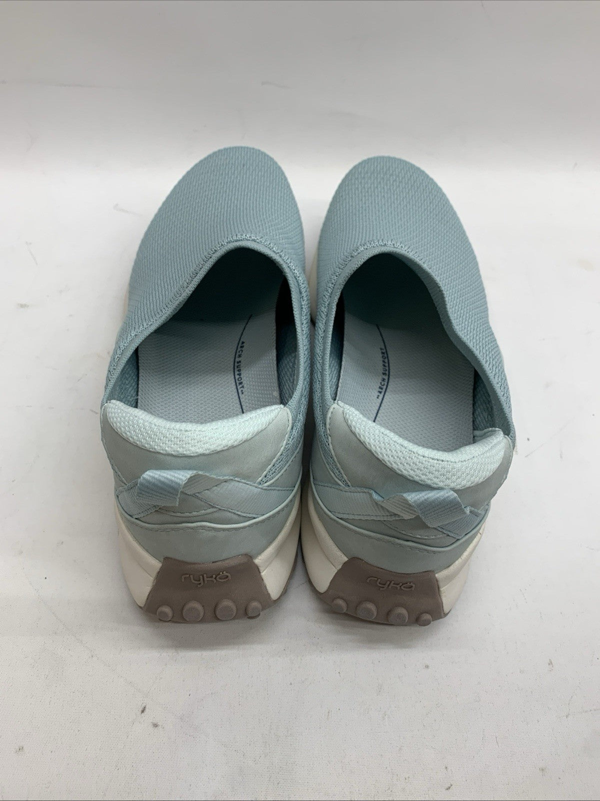 Ryka Washable Stretch Knit Slip-Ons Jumpstart Terra Shoes Ether Blue 10W Sneaker