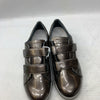 Revitalign Women's Malibu Bella Patent Pewter Sneakers Size 9B Hook & Loop Shoes