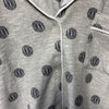 DKNY Long Sleeve Notch Shorty Sleeping PJ Set Gray Size medium with Pockets