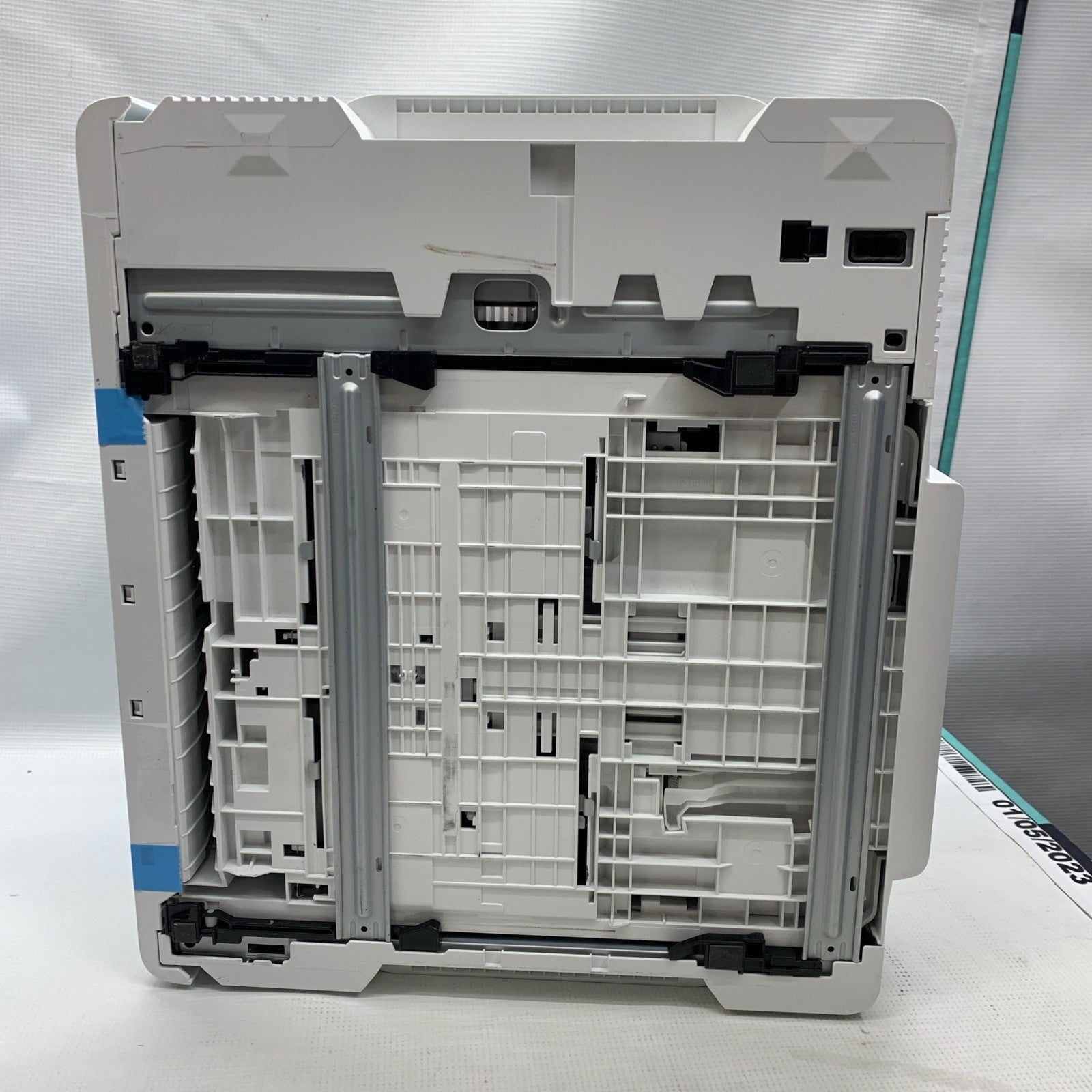 HP LaserJet Pro M501dn Printer 550 Sheet Paper Tray Black White LCD Display Back