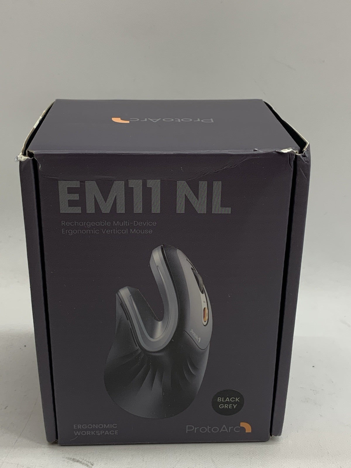 Ergonomic Mouse, EM11 NL Wireless Vertical Mouse, Rechargeable Optical Mice BL/G