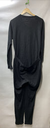 Carhartt Womens Midweight Cotton Blend Waffle Zip Front Union Suit Size XL Black