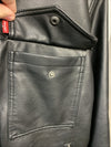 Levi’s Faux Shearling Lined Rancher Jacket Size L Black Long Sleeve with Pockets