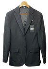 DKNY Suit Jacket Mens Size 38 Regular Black Duran Long Sleeve Two Button Black