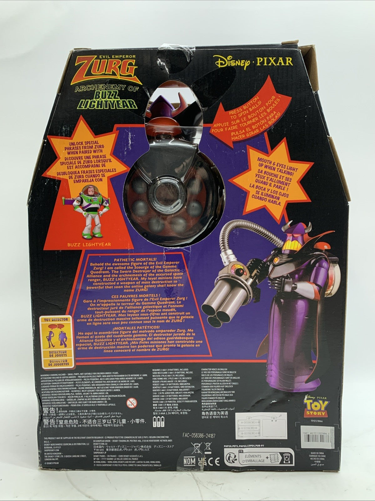 Disney Store Pixar Toy Story Evil Emperor Zurg 15