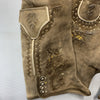 AlpsOak Men's Oktoberfest Lederhosen Authentic German Leather Shorts Size 58