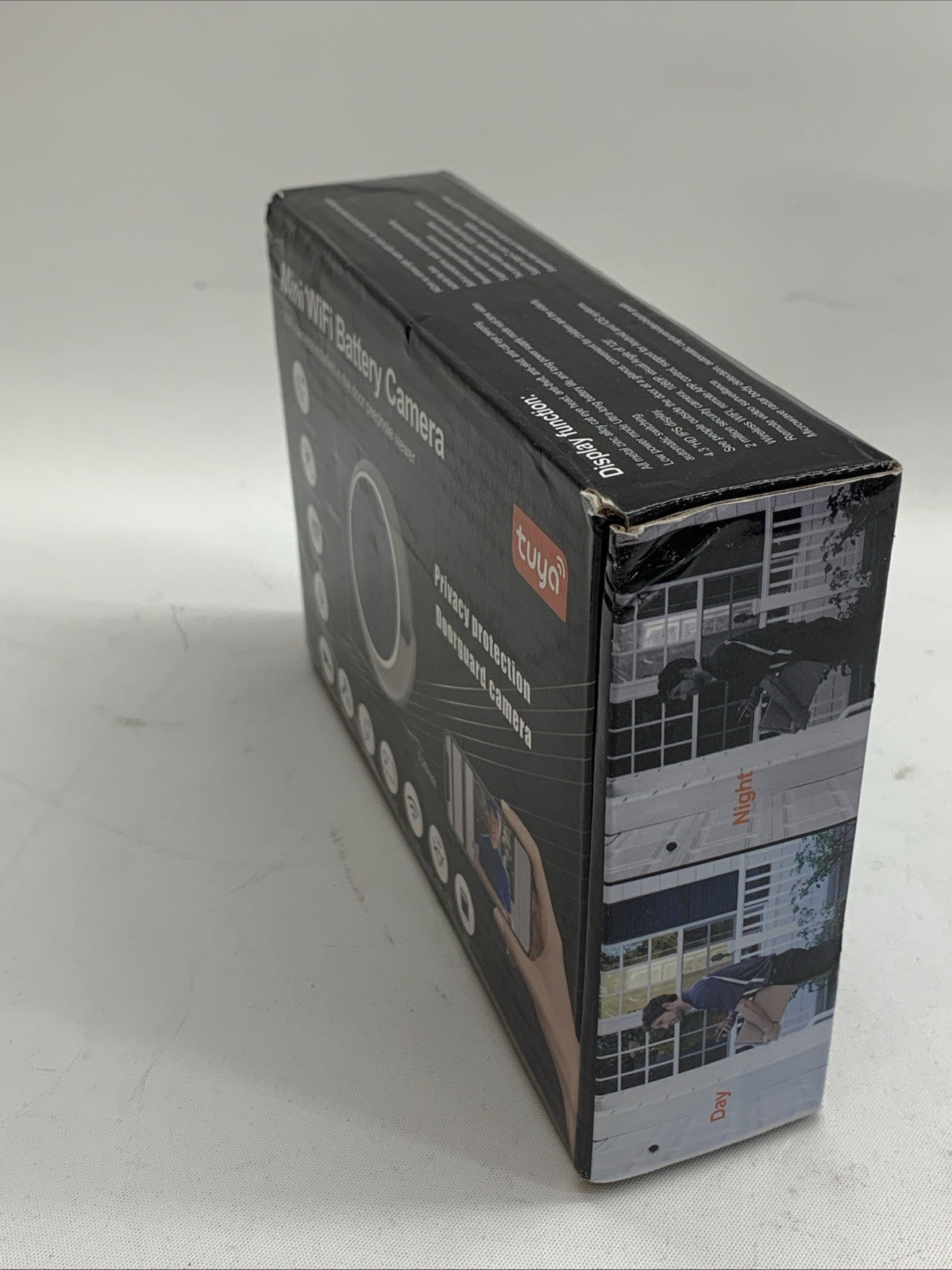 Mini Peephole Camera Tuya Smart app Remote Monitor WiFi Doorbell with Battery