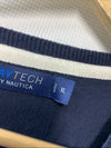 Nautica Men's Navtech Performance Classic-Fit Soft V-Neck Sweater Size XL Navy