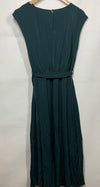 GRACE KARIN Sleeveless One Shoulder Midi Cocktail Party Dress Small Green Flowy