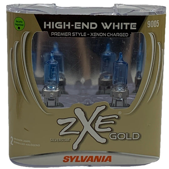Sylvania Silverstar ZXE Gold 9005 2 Halogen Lamps High-End White Premier Style