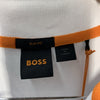 Boss Hugo Boss Men's Slim Fit Stretch Short Sleeve Polo Shirt XL White Collared