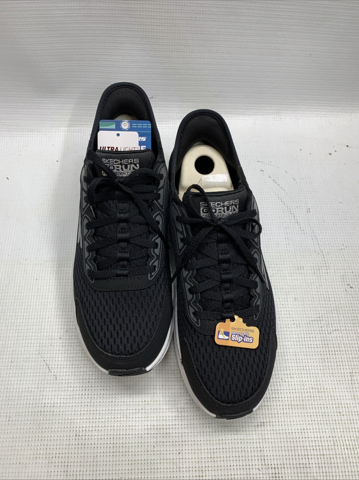 SKECHERS Women's Go Run Consistent 2.0 Endure Sneaker 128615/BKSL Black Shoe 8.5
