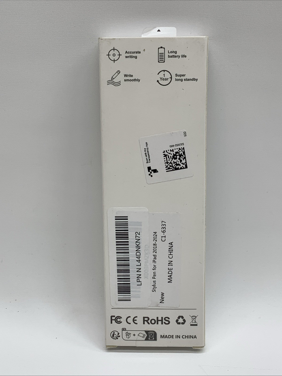 iPad Pencil 9th&10th Generation, 10 Mins Fast Charge Stylus Pen for Apple Pen