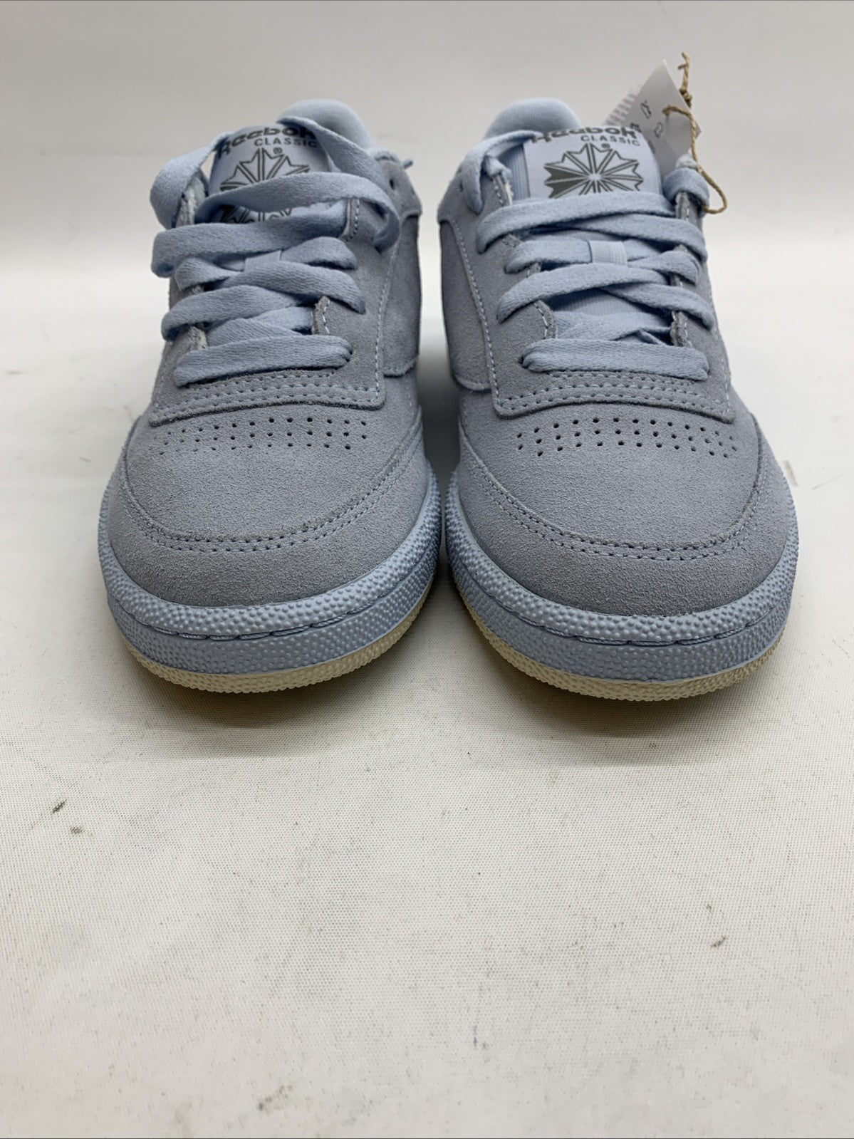 Reebok Men's Club C 85 Suede Pale Blue Sole 100074166 Men's Size 5 Lace-up Shoes