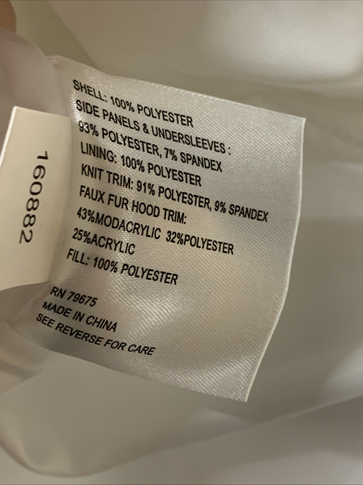 London Fog Faux-Fur Hood Active Puffer Jacket Hooded Size 3X Long Sleeve White