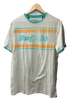 Buffalo David Bitton Men's Short Sleeve Logo Tee BM23875-Lait T-Shirt Size Med