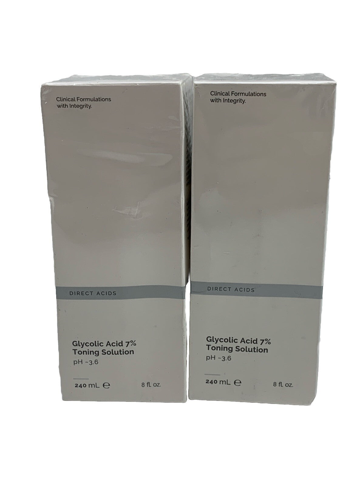 Glycolic Acid 7% Toning Resurfacing Solution 240ML Facial Exfoliation - 2 Pack
