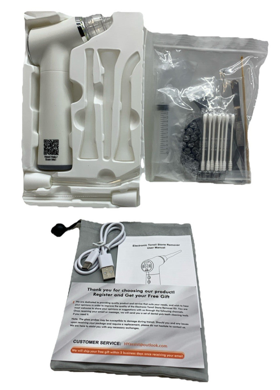 Upgraded Tonsil Stone Remover Tool Led Light Powerful Vacuum Painless Removal