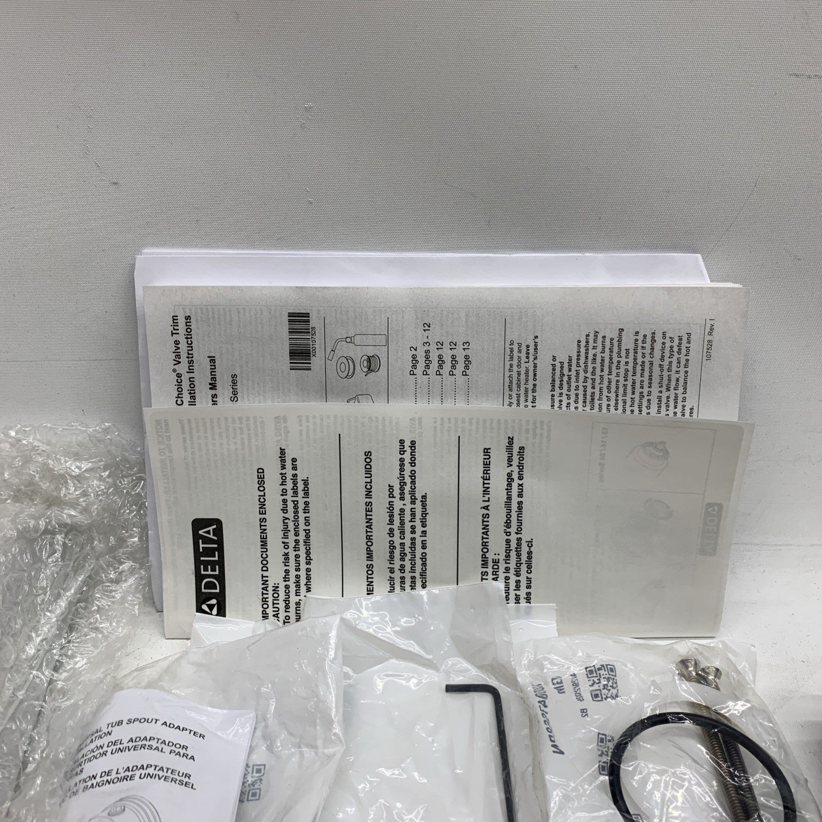 Delta Faucet Dryden 14 Series Single-Function Tub & Shower Trim Kit Single-Spray