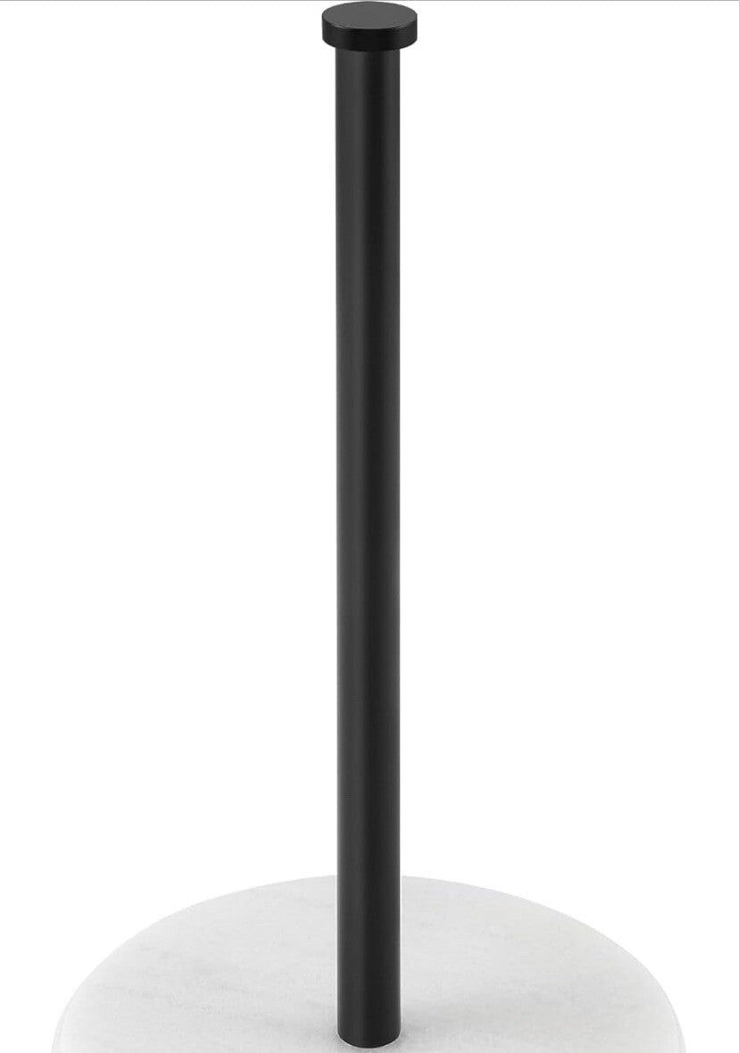 Standing Paper Towel Holder, Kitchen Paper Towel Roll Holder Matte Black w/Base