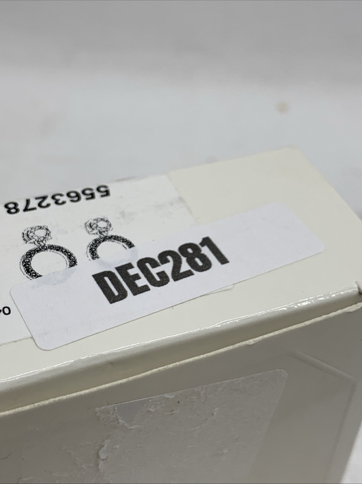 Women' Swarovski Stud Attract Circle 5563278 Earrings White Crystals Jewelry