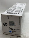 HP 202A Laserjet Cartridge CF500AM Cyan Toner Print Ink Genuine Replacement