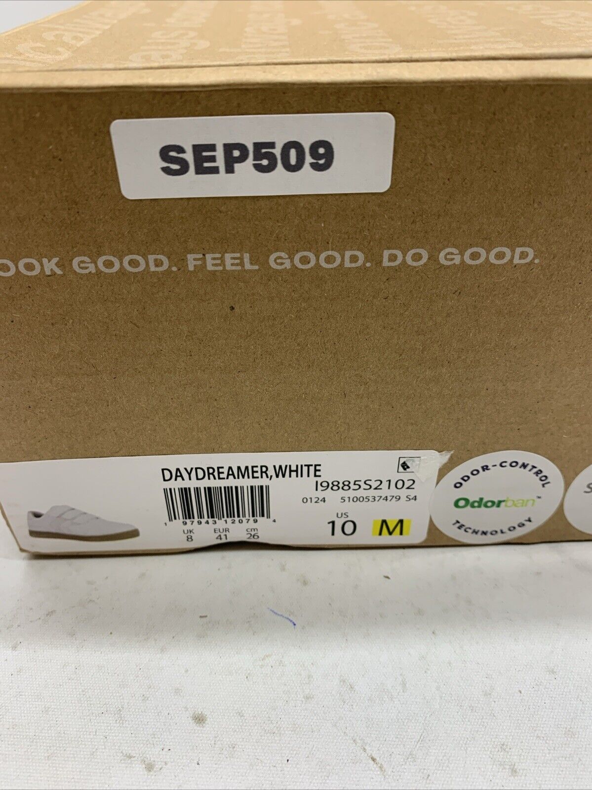 Woman's Slip-On Dr. Scholl's Daydreamer Sneaker White Size 10 Athletic Round toe